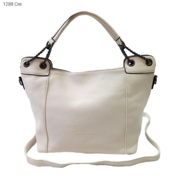 Bolsa Feminina Ombro / Transversal Sacola com Corrente nas Alças 1288 - H2 Bolsas Imagem de Bolsa Feminina Ombro / Transversal Sacola com Corrente nas Alças 1288