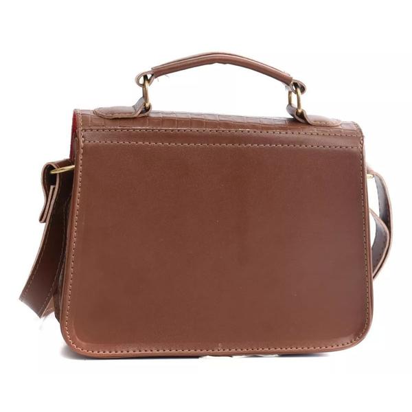 Imagem de Bolsa Feminina Pequena Alça Transversal Mini Bolsa Cluch Mini Bolsa Elegante + Carteira