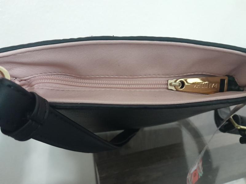 Imagem de Bolsa feminina rafitthy original preta alça tiracolo