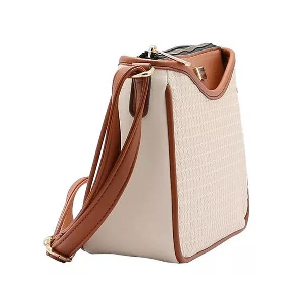 Imagem de Bolsa Feminina Transversal Elegante Prática Textura Chenson