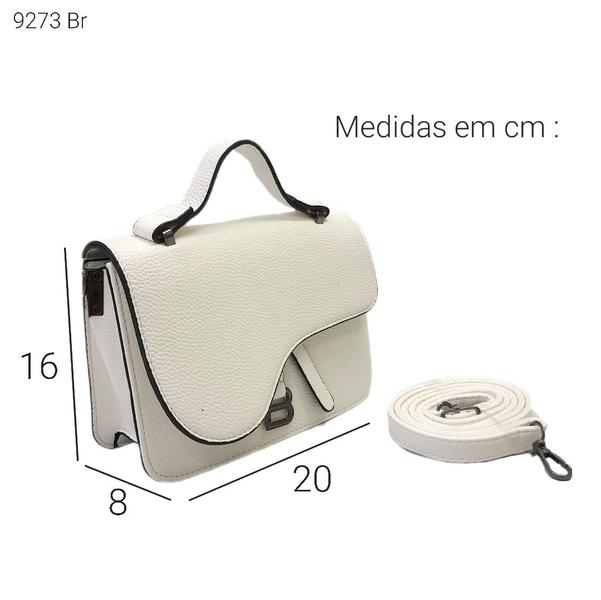 Imagem de Bolsa Feminina Transversal / Mão Porta Celular com Tampa 9273