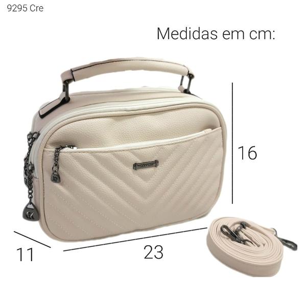 Imagem de Bolsa Feminina Transversal / Mão Porta Celular Matelassê com Divisões 9295