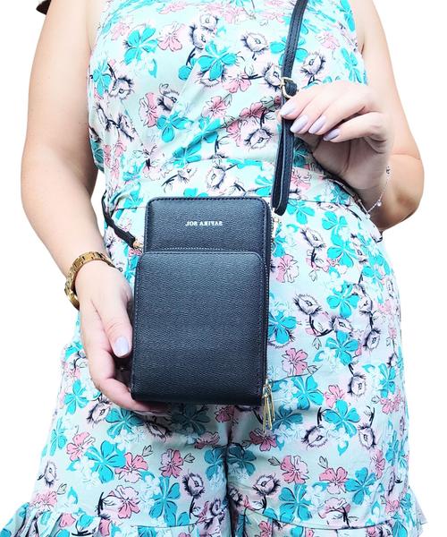 Imagem de Bolsa feminina transversal tiracolo porta celular premium 