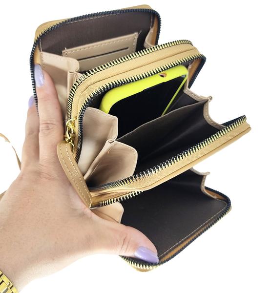 Imagem de Bolsa feminina transversal tiracolo porta celular premium 