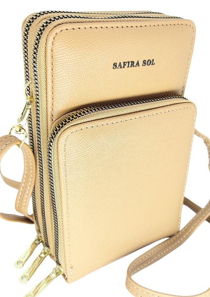 Imagem de Bolsa feminina transversal tiracolo porta celular premium 