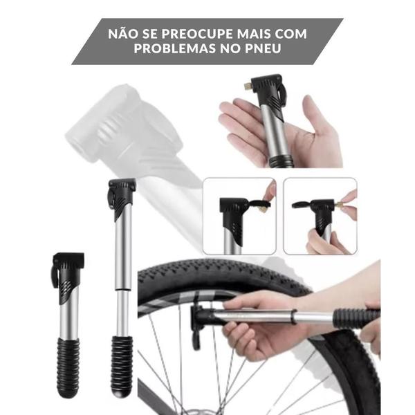 Imagem de Bolsa Ferramentas Bicicleta Chaves Bomba De Ar Remendo Pneu