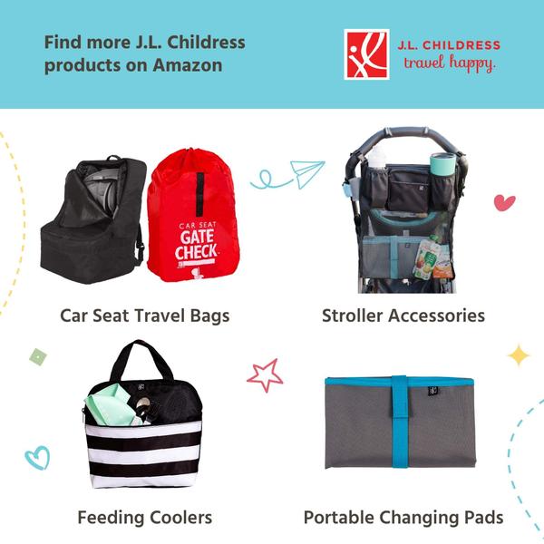 Imagem de Bolsa Gate Check J.L. Childress DELUXE para carrinhos de bebê com guarda-chuva