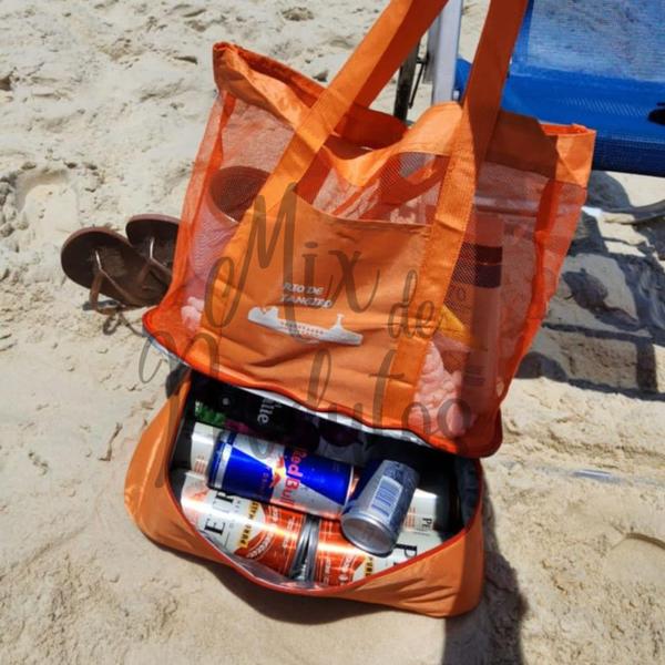 Imagem de Bolsa Grande Feminina Passeio Parque Piscina Termica Praia