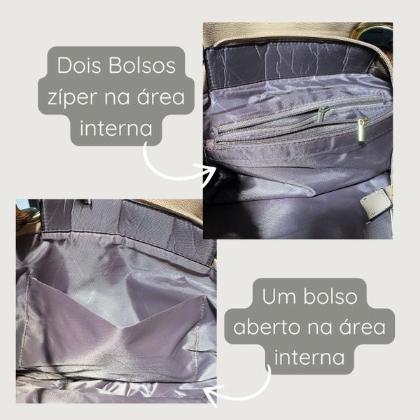 Imagem de Bolsa Grande Transversal Viagem Passeio Casual