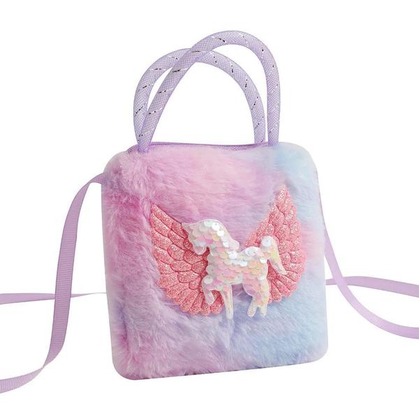 Imagem de Bolsa Infantil Mini Unicórnio para Meninas (2-5 Anos) - Presente com Asa de Cavalo