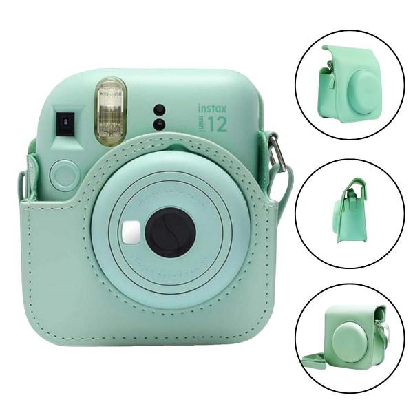 Imagem de Bolsa Instax Mini 11 E 12 Groovy Verde Claro Com Alça