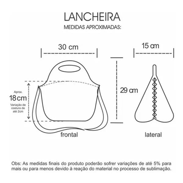 Imagem de Bolsa Lancheira Escolar Infantil Térmica - Aranha Dark