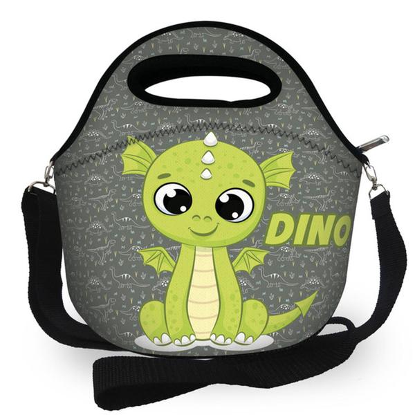 Imagem de Bolsa Lancheira Escolar Infantil Térmica - Dino