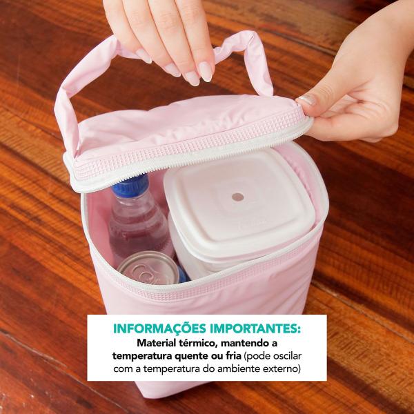 Imagem de Bolsa Lancheira Térmica 4,5 LT Multiuso Para Alimentos e Bebidas Prática e Resistente