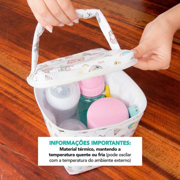 Imagem de Bolsa Lancheira Térmica 4,5 LT Multiuso Para Alimentos e Bebidas Prática e Resistente - BENIQ