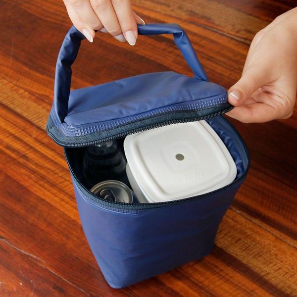 Imagem de Bolsa Lancheira Térmica 4,5 LT Multiuso Para Alimentos e Bebidas Prática e Resistente - BENIQ