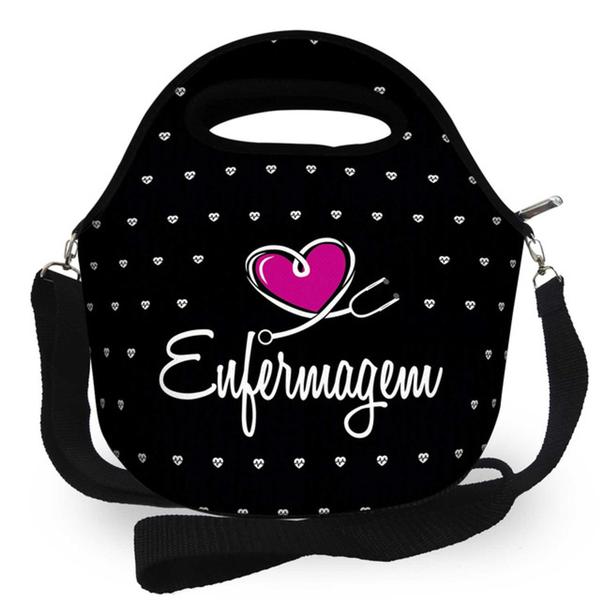 Imagem de Bolsa Lancheira Térmica Lancheira Escolar Infantil - Enfermagem - Super Oferta