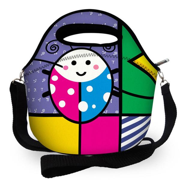 Imagem de Bolsa Lancheira Térmica Lancheira Escolar Infantil -  Pop Art 2- Super Oferta