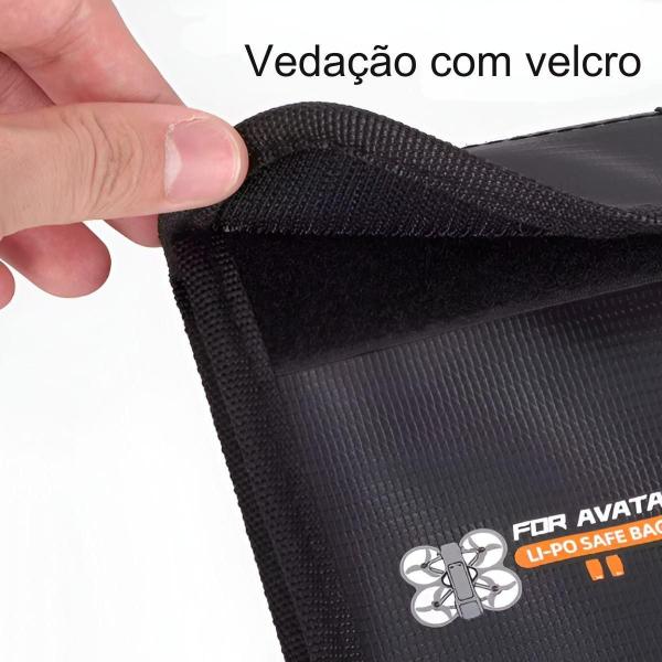 Imagem de Bolsa Li-Po Safe Antichamas 3 Baterias De Drone Dji Avata 2