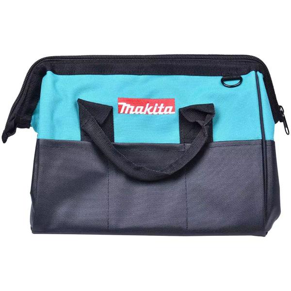 Bolsa Lona 14" Resistente Makita P/ Ferramentas 11 Bolsos - 831253-8 Imagem de Bolsa Lona 14" Resistente Makita P/ Ferramentas 11 Bolsos - 831253-8