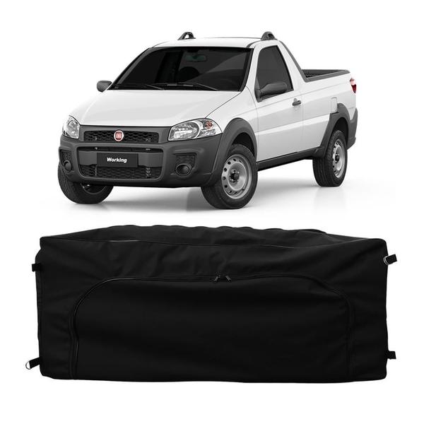 Bolsa Mala Caçamba Fiat Strada Todas 360 Litros Pickup Preto - BREEZE Imagem de Bolsa Mala Caçamba Fiat Strada Todas 360 Litros Pickup Preto