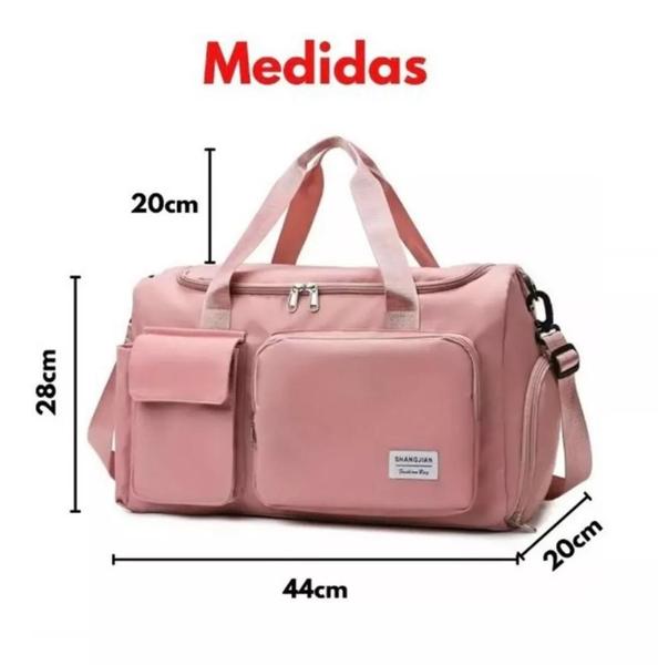 Imagem de Bolsa Mala De Mão 10kg De Bordo Viagem Academia Resistente