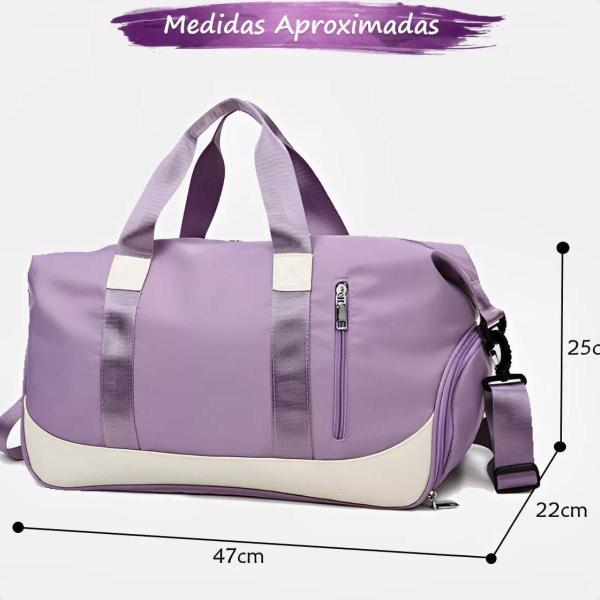 Imagem de Bolsa Mala De Mão Feminina Masculino Viagem De Bordo 10Kg