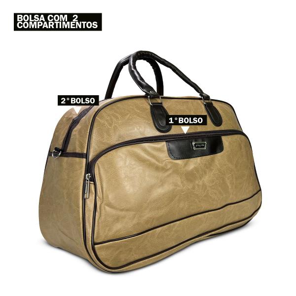 Imagem de Bolsa Mala de Mão Masculino Feminina Academia Viagem Tam M