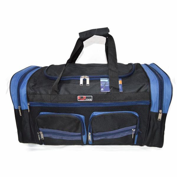 Imagem de Bolsa Mala de Mão Tiracolo Médio Antifurto Azul sv0222