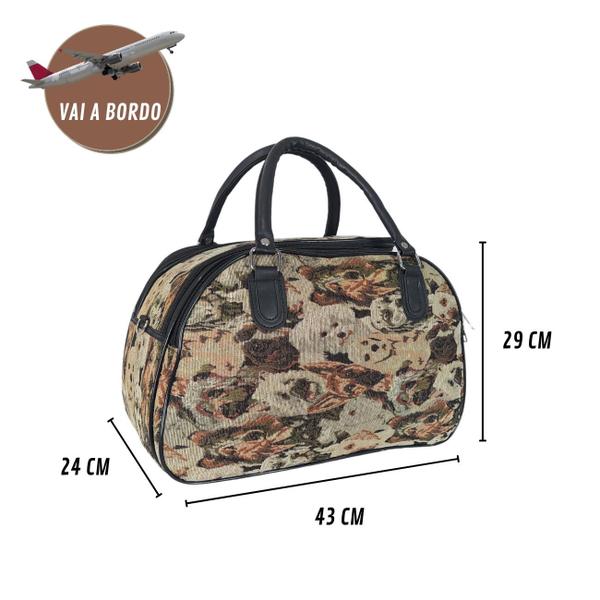 Imagem de Bolsa Mala De Viagem De Mão De Bordo com Alça Removivel