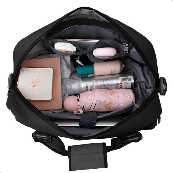 Imagem de Bolsa Mala Feminina Academia Esporte Treino Viagem Porta Tênis Notebook