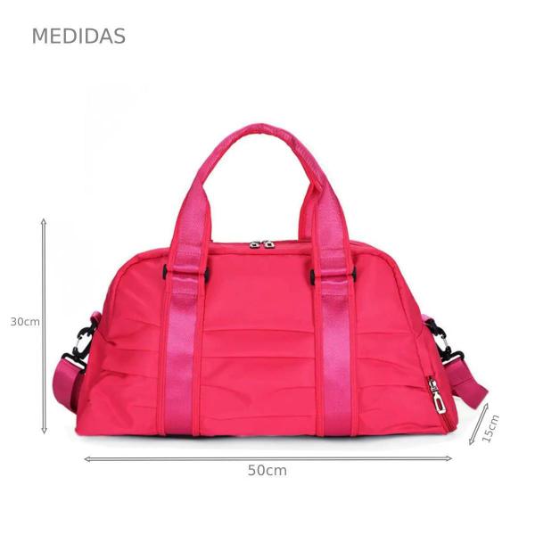 Imagem de Bolsa Mala Feminina Transversal Academia Yoga Pilates Viagem Porta Notebook