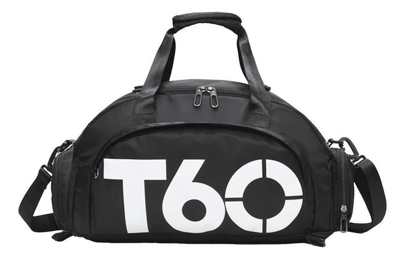 Imagem de Bolsa Mala Mochila T60 Academia Bagagem Viagem Top Cor Preto