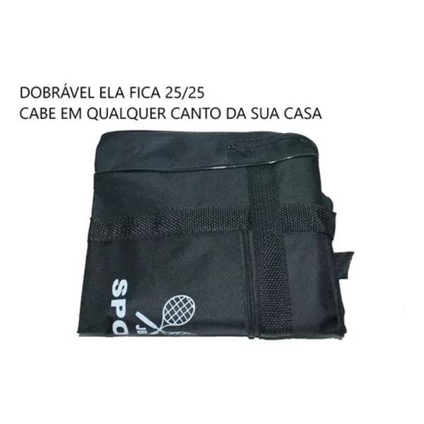 Imagem de Bolsa mala sacola de bordo poliéster mala de mão dobrável  preta vai à bordo cod 6031