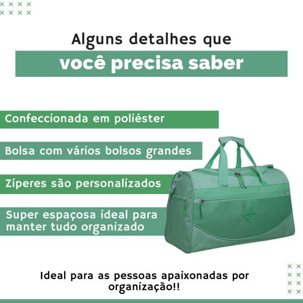 Imagem de Bolsa Mala Sacola Pastel de Viagem Academia Feminina - Clio