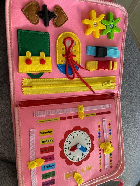 Imagem de Bolsa Maleta Infantil Montessori Pedagógica - Cor Rosa