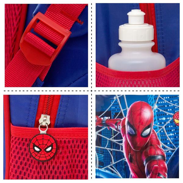 Imagem de Bolsa Masculina Escolar Spider Man Lancheira Estojo Aulas