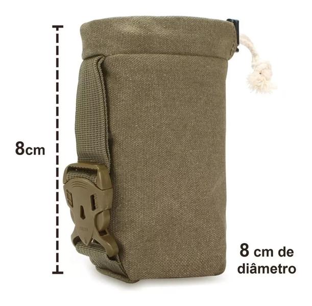 Bolsa Masculina Feminina Transversal Kvn Em Lona e Porta Garrafa Imagem de Bolsa Masculina Feminina Transversal Kvn Em Lona e Porta Garrafa