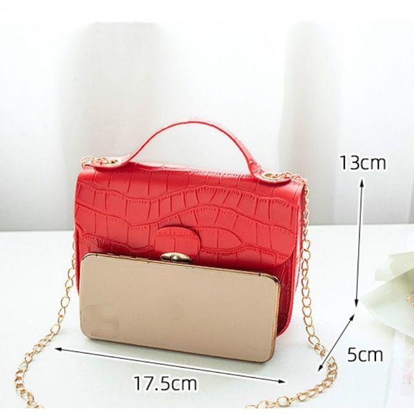 Imagem de Bolsa Messenger Bestform Fashion Crocodile Pattern para mulheres