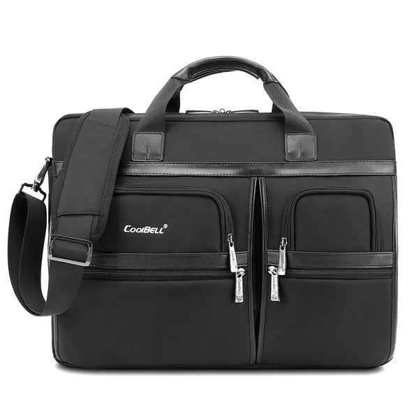 Imagem de Bolsa Messenger para laptop, bolsa de ombro para laptop de 17,3 polegadas