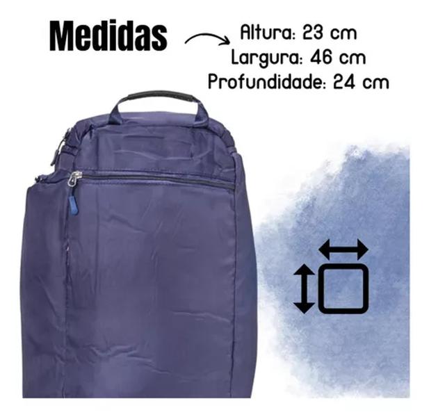 Imagem de Bolsa Mochila Diversos compartimentos impermeável  Viagem Treino Academia