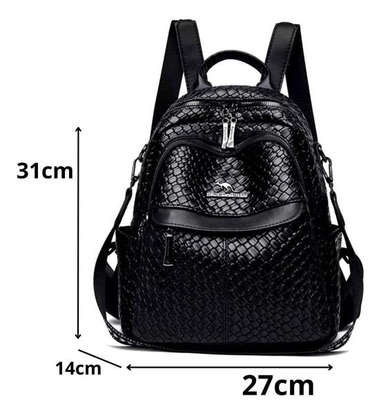 Imagem de Bolsa Mochila Feminina Sofisticada Reforçada Passeio Viagem