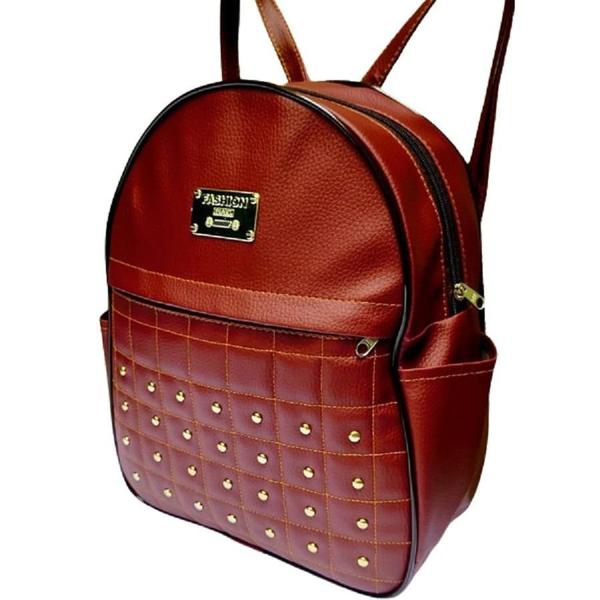 Imagem de Bolsa Mochila Feminina Vinho Modelo 2024 Luxo Barata Verão