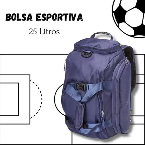 Imagem de Bolsa  Mochila  Fitness Academia Treino Tecido Liso