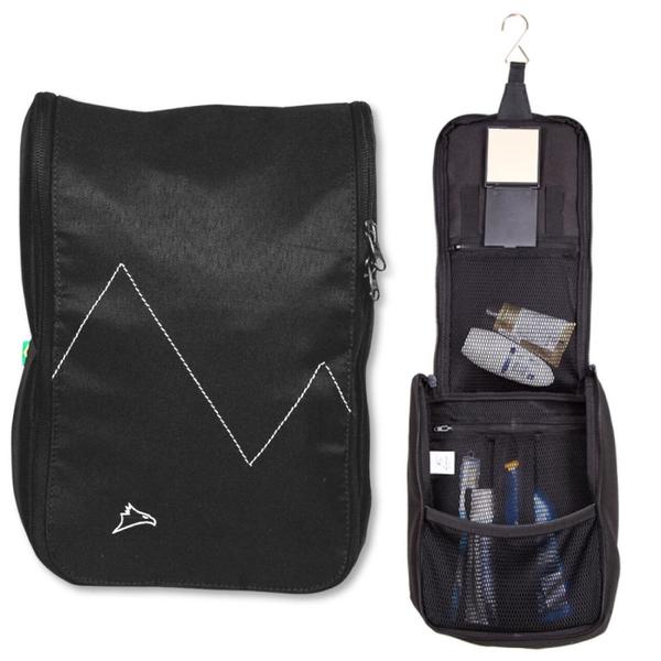 Imagem de Bolsa Necessaire Everest Multiuso + Bolsa Mochila Sacola Camping Futebol Esportiva com Cordinha  Kit 