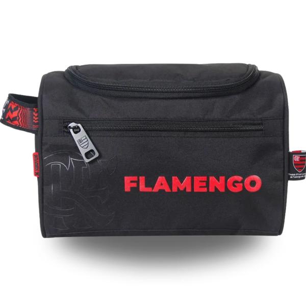 Imagem de Bolsa Necessaire Flamengo Esportiva Porta Chuteira Tênis