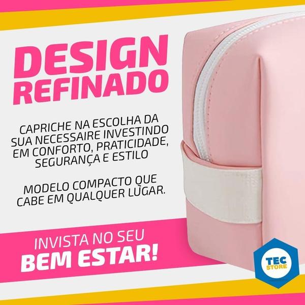 Imagem de Bolsa Necessaire Frasqueira Organizador Maquiagem + Higiene