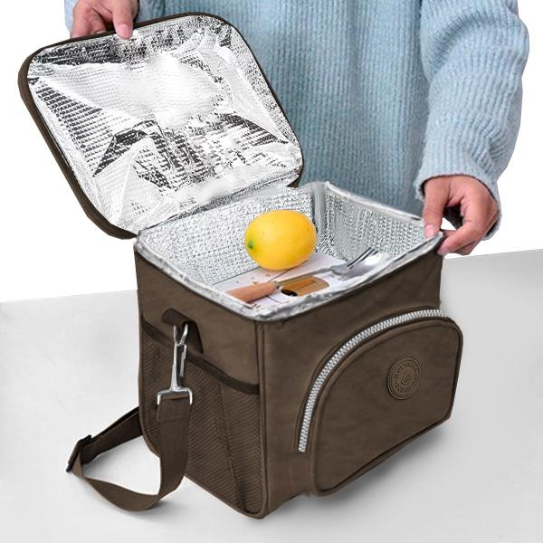 Imagem de Bolsa Necessaire Luxo Feminina Colorida Regulável Moderna Bolsos Lanches Laterais Cinza Viagem Multifuncional Resistente