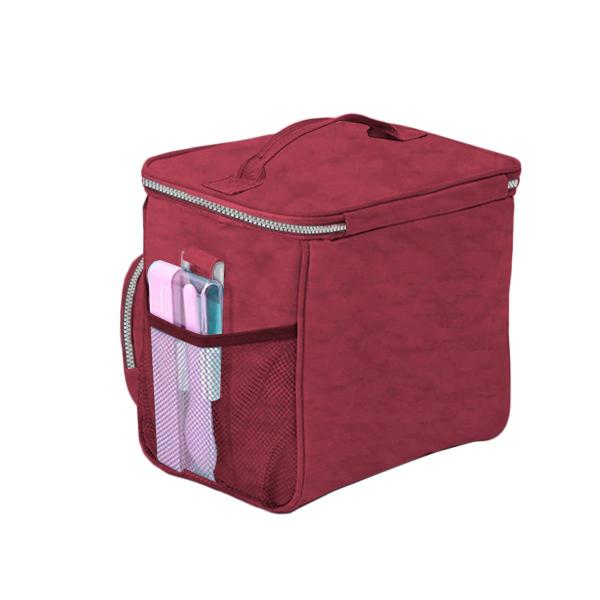 Bolsa Necessaire Multiuso Térmica Feminina Bolso Frontal Externo Acampamento Top Alça Regulável Preta Espaçosa Lanches - Meimi Amores Imagem de Bolsa Necessaire Multiuso Térmica Feminina Bolso Frontal Externo Acampamento Top Alça Regulável Preta Espaçosa Lanches
