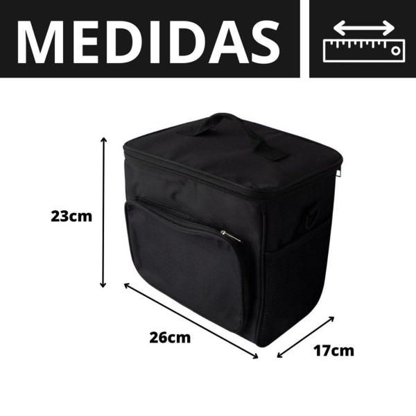 Bolsa Necessaire Térmica Resistente Fitness Praia Porta Marmita Viagem Alça Impermeavel Passeio Academia Espaçosa - Meimi Amores Imagem de Bolsa Necessaire Térmica Resistente Fitness Praia Porta Marmita Viagem Alça Impermeavel Passeio Academia Espaçosa